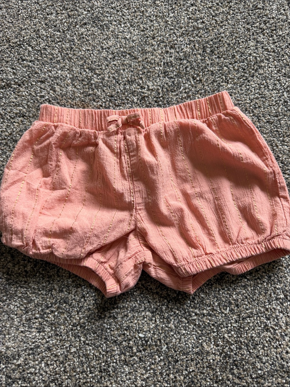 Carter's Coral Pink Elastic Waist Athletic Shorts